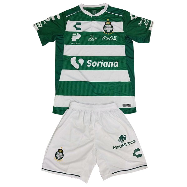 Maillot Football Santos Laguna Domicile Enfant 2018-19 Blanc